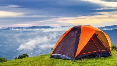 Палатка 2-местная Outventure Dome 2 темно-зелёный цвет — купить за 4999  руб., отзывы в интернет-магазине Спортмастер