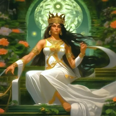 Персефона, греческая мифология, богиня…» — создано в Шедевруме