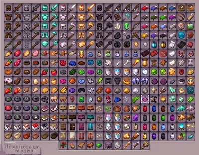 All the items for my texture pack are done! : r/Minecraft