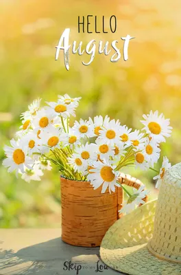 Hello August - monthly cover for planners, bullet journals\" Poster for Sale  by Kamila Stankiewicz | Redbubble