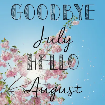 August 2022 - Hello August Desktop Calendar- Free August Wallpaper