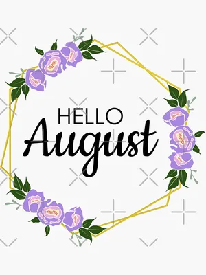 Tamsyn Morgans | Hello August!