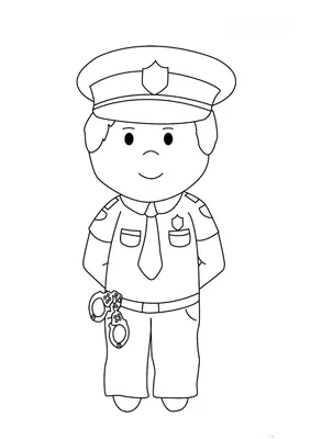 Полицейский в форме с сделанными эскиз к значками полиции Иллюстрация  вектора - иллюстрации насчитывающей фингерпринт, предел: 65272635