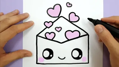 Милые рисунки легко/рисунки каваи /кавайная еда/кексик каваи /Cute drawings  easy/Kawai drawings // - YouTube