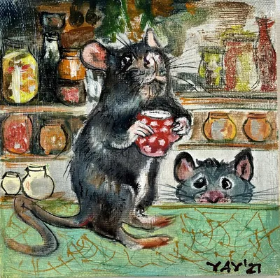Мышка в платье рисунок - 71 фото