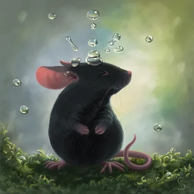 Крыса, водокраска, рисование, рисунок мышки Иллюстрация штока - иллюстрации  насчитывающей мышь, хомяк: 157138167