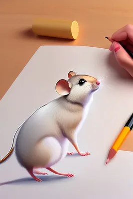 Мышка простой рисунок для детей - 68 фото