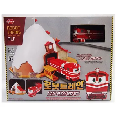 Картинка для торта \"Роботы-поезда (Robot Trains)\" - PT103859 печать на  сахарной пищевой бумаге