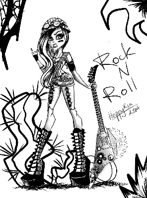 Панк рок сказка, рисунок карандашом» — создано в Шедевруме