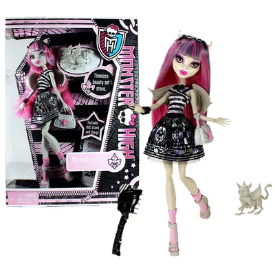 Кукла Monster High Рошель Гойл - Базовая с питомцем X3650 - характеристики  и описание на Мегамаркет