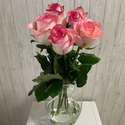 Букет №131 для Мамы из нежно-розовых вывернутых роз - заказ цветов с  доставкой по СПб и Ленобласти | ManiaFiori.ru
