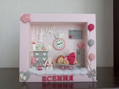 Объемный скрап альбом для девочки, подарок новорожденной девочке №843573 -  купить в Украине на Crafta.ua