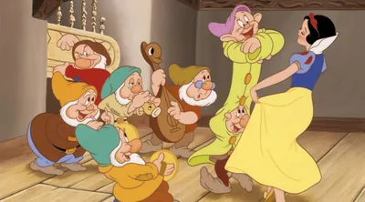 Disney в процессе изнасилования сказки \"Белоснежнка и семь гномов\" »  banana.by - 50 оттенков жёлтого - Лучше банан в руке, чем киви в небе!