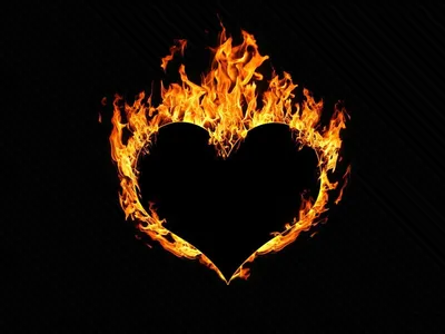 Сердце в огне - красивые картинки (70 фото)