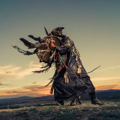 Tribal fantasy shaman on Craiyon