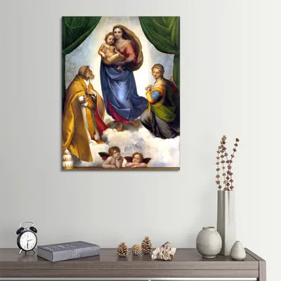 Картина 3D «Сикстинская Мадонна», тактильная: цена 21 721 ₽, оптом, арт.  10825-21
