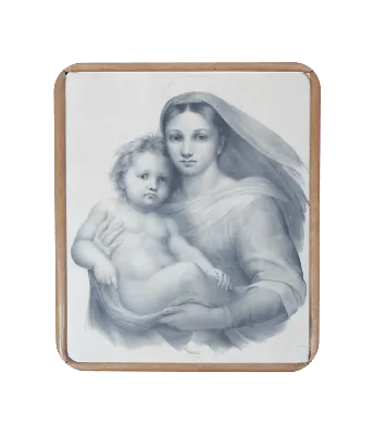 Картина из янтаря \"Сикстинская Мадонна\" 20x30 купить в интернет-магазине  EXKLUSI
