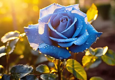 Синие розы в коробке купить по цене 7200 рублей в Хабаровске — интернет  магазин Shop Flower.