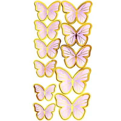 Фиолетовые Бабочки, фиолетовые бабочки, ремесла, Искусственные бабочки для  металлических линий, проводные бабочки | AliExpress