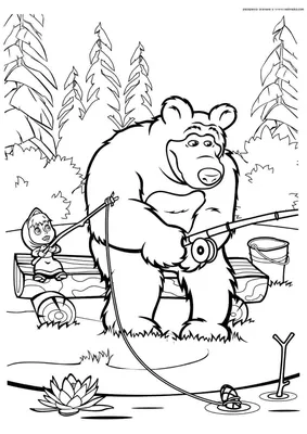 Рисунок мужик и медведь - 73 фото