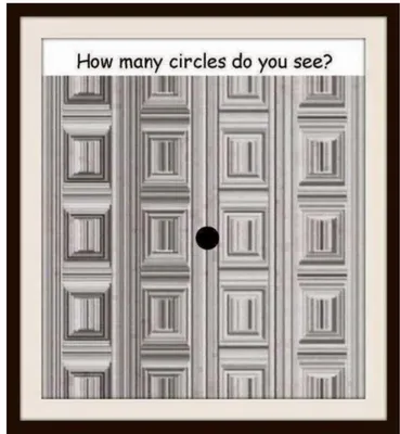 Сколько кругов на этой стене? Иллюзия для самых внимательных | Клуб  \"ЛогикУм\" | Дзен