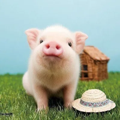 Фотографии Смешные Домашняя свинья сапогов
