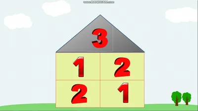 Числовые домики тренажер для детей распечатать, пустые числовые домики