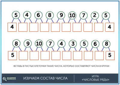 Состав числа домики: фото коллекция - pictx.ru