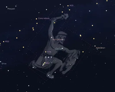 Созвездие ориона картинка обои