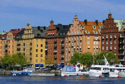 Стокгольм в Швеции летом стоковое фото. изображение насчитывающей дворец -  165695158