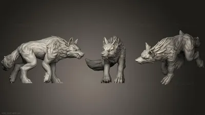 Дикий страшный волк обросший грибами…» — создано в Шедевруме