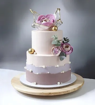Свадебный торт \"Строгий романтик\"