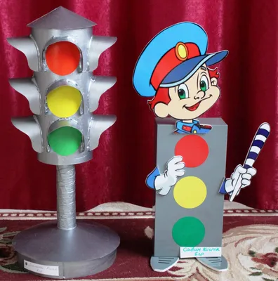 Клипарт светофора — фрагмент 2 — Все для детского сада