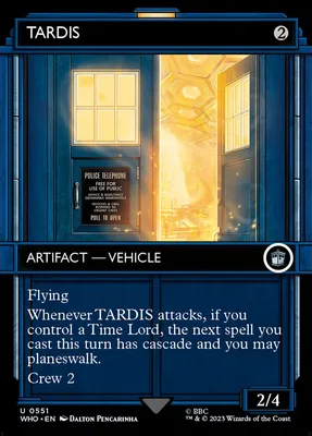 TARDIS · Doctor Who (WHO) #551 · Scryfall Magic The Gathering Search