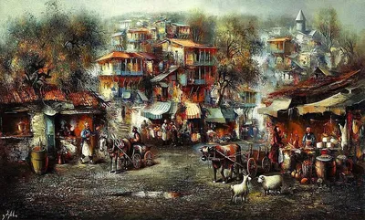Тбилиси IV Автор - Анна Воронцова — купить принт картины недорого