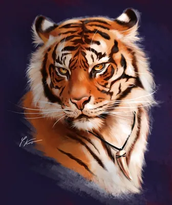 Тигр картинки рисунки обои