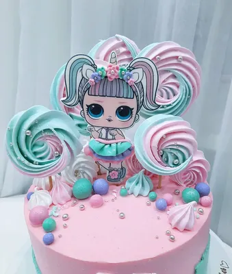 ☆Детский торт Куклы Лол 1. Созвездие сладостей