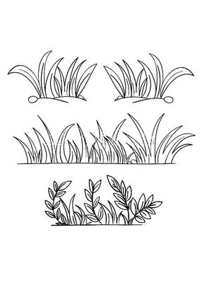 Страница травы рисования для детей. Иллюстрация вектора - иллюстрации  насчитывающей страница, листво: 170394161
