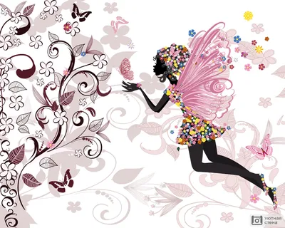 Flower Fairy. Цветочная фея. PNG. | Цветочная фея, Фея, Сказочные существа