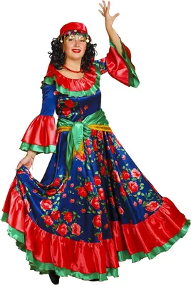Купить карнавальный костюм \"цыганка \" м77 по цене 5 000 ₽ в Москве
