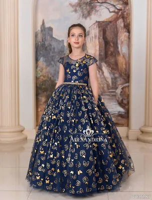 Бальное платье VG0287 | alexandrina | Цыганские платья, Платья с цветами  для девочек, Платья из тюля