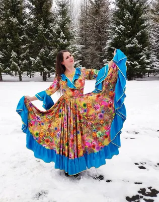 Архив Цыганский костюм ,Танцевальный костюм, танцевальное платье: 2 450  грн. - Этническая одежда Киев на BON.ua 84107714