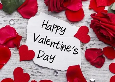 Фотографии День святого Валентина английская серце слова Коробка