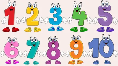 🍰 Цифры от 1 до 10 для детей.🍭 Учим цифры. Развивающий мультфильм для  малышей. Учим считать до 10 - YouTube