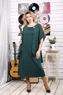 Купить Зеленое платье | 02029-3 ♥ Гарри Шоп