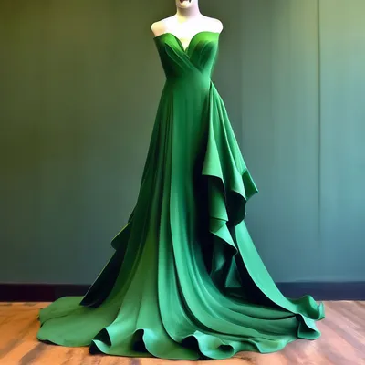Зеленое платье цветок Sain ( Арт 511/14) в оптовом интернет-магазине  женской одежды Lipinskaya Brand