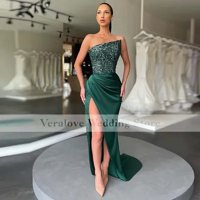 Женское зеленое платье И-9060-2 - купить недорого в интернет магазине  \"OLLA\", Украина.