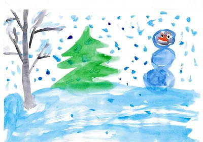 Легкие рисунки карандашом на зимнюю тему (48 фото) » рисунки для срисовки  на Газ-квас.ком