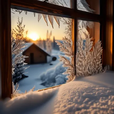 Иллюстрация 9 из 9 для Зимние украшения на окна \"Зимний пейзаж\" (Н-10878) |  Лабиринт - сувениры.