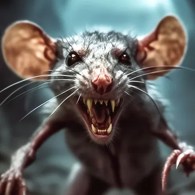 Злобная, сердитая крыса Stock Vector | Adobe Stock